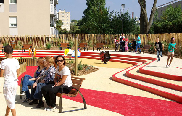 Espace libre法国阿尔福维尔儿童游乐场(图10)