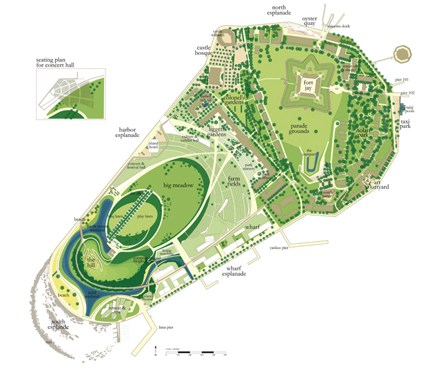 美国总督岛岛屿公园规划设计(图13)