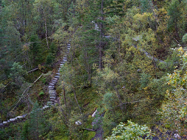 挪威SKjervsfossen峡谷石道(图5)