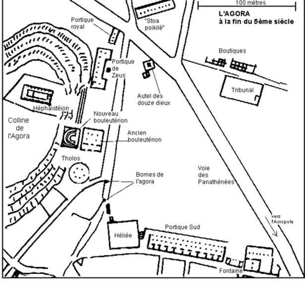 盘点古代公众户外游憩活动空间——古希腊集市广场(图9)